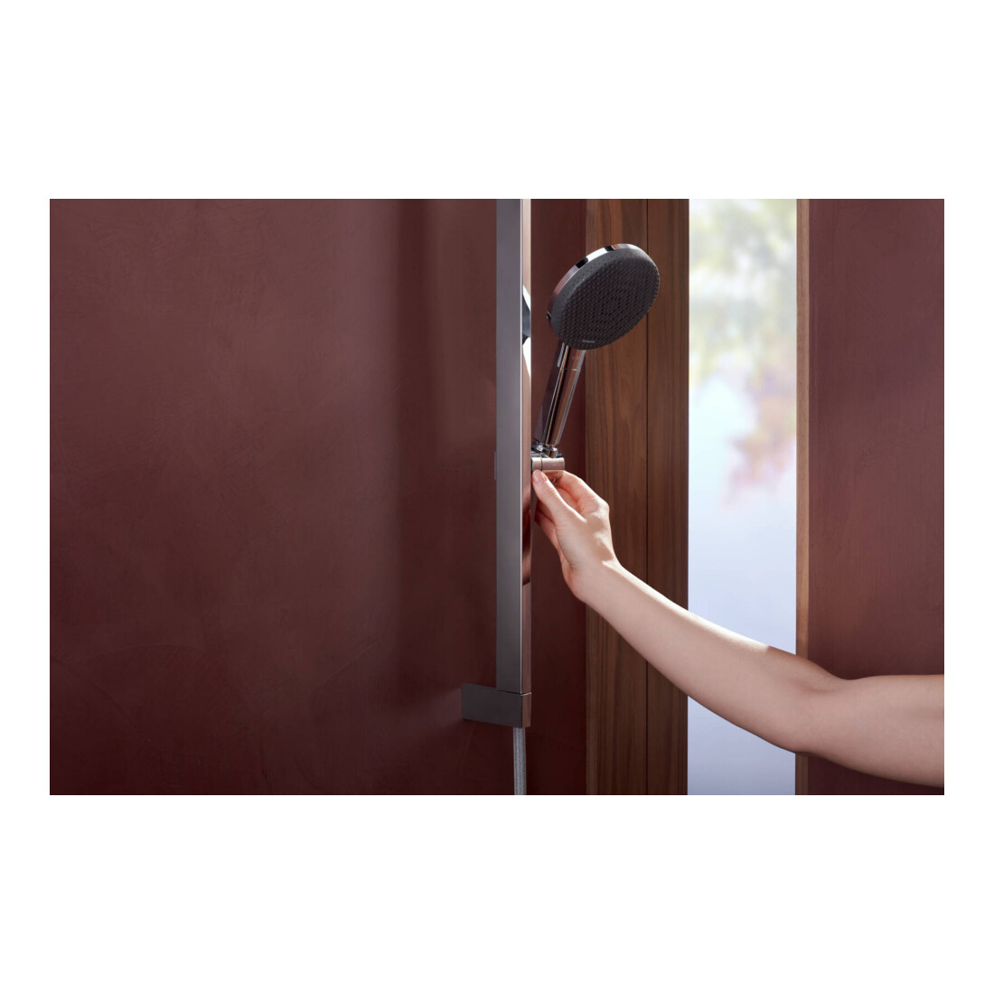 hansgrohe B-S Raindance Al. Se S EcoSm. BrSt Uni. E, 3je, Bohrabst. 625mm, ch