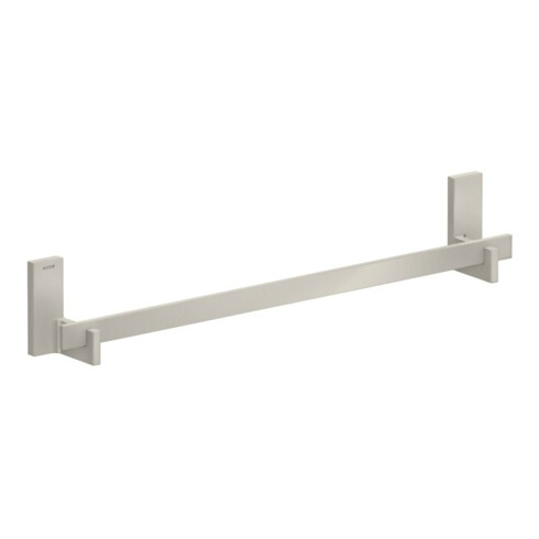 hansgrohe Badetuchhalter Axor Uni Rectangular 600mm, Edelstahl-Optik