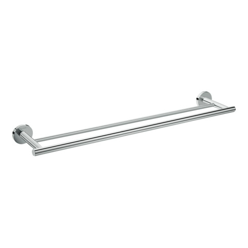 hansgrohe Badetuchhalter Logis Universal L 644mm, dopp., Wandmont., MS, Met., chr
