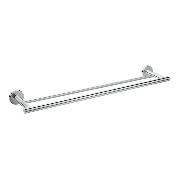 hansgrohe Badetuchhalter Logis Universal L 644mm, dopp., Wandmont., MS, Met., chr