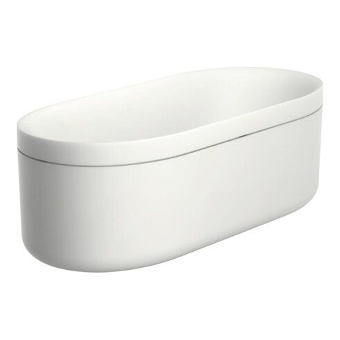 hansgrohe Badewanne Axor Urquiola 1900x850mm, we, a MG m Gelcoat, mattweiß