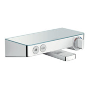 hansgrohe Badewannenthermostat ShowerTablet Sel. 300 300x160mm, AP, 2 Verb, Ausl. 192mm, chr