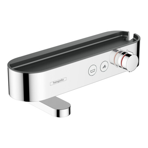hansgrohe Badewannenthermostat ShowerTablet Sel. 400 412x115mm, AP, 2 Verbraucher, chrom