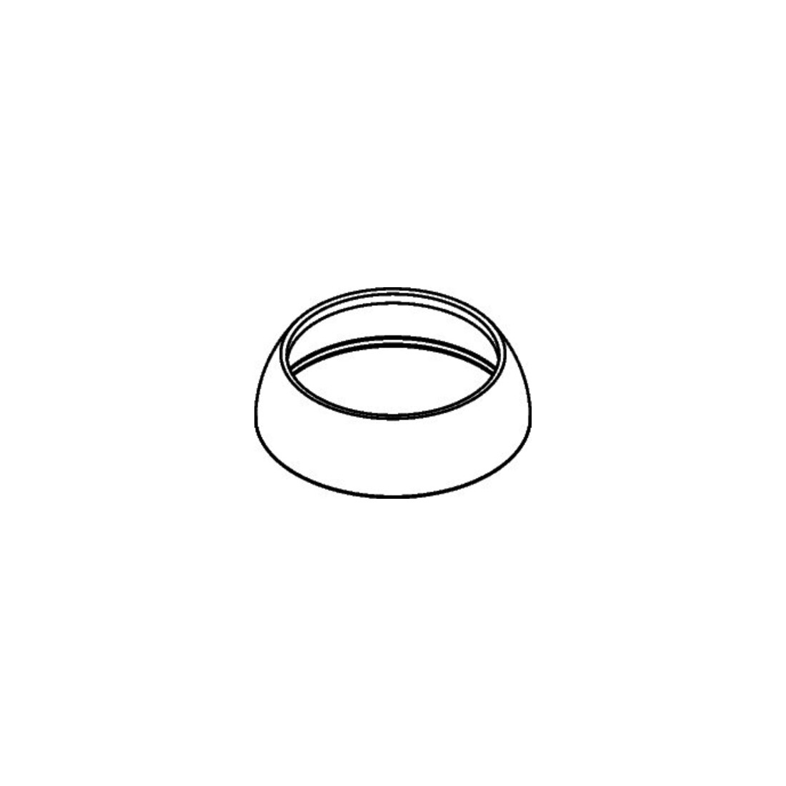 hansgrohe Bague pour Mitigeur Lavabo Metropol S chrome