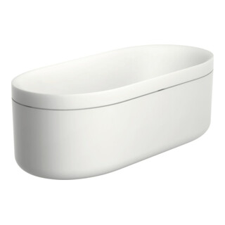 hansgrohe Baignoire Axor Urquiola 1900x850 mm, blanche, MG avec gelcoat, bleu