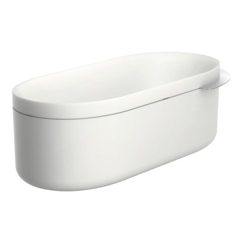 hansgrohe Baignoire Axor Urquiola 1900x850mm, blanc, MG avec gelcoat, chrome