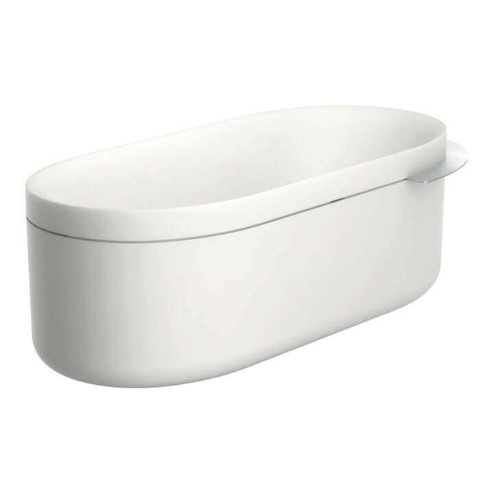 hansgrohe Baignoire Axor Urquiola 1900x850mm, blanc, MG avec gelcoat, chrome