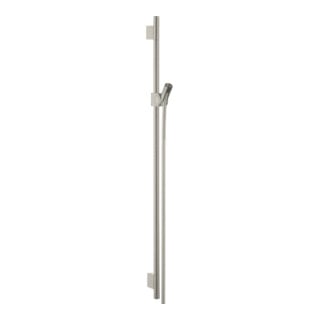 hansgrohe Barre de douche Axor Uno 900 mm, avec flexible 1600 mm, aspect acier inoxydable