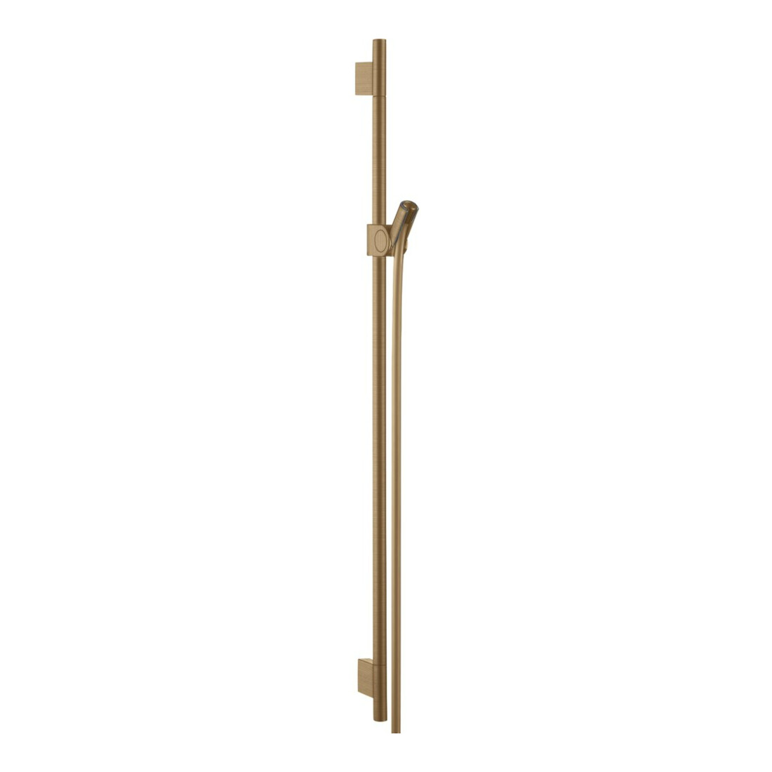 hansgrohe Barre de douche Axor Uno 900 mm, avec flexible 1600 mm, bronze brossé