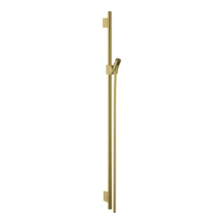 hansgrohe Barre de douche Axor Uno 900 mm, avec flexible 1600 mm, laiton brossé