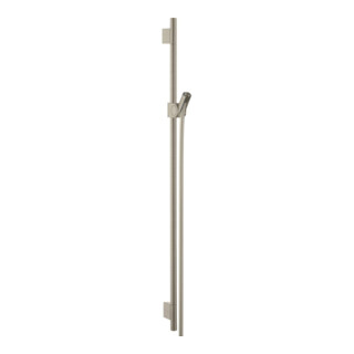 hansgrohe Barre de douche Axor Uno 900 mm, avec tuyau 1600 mm, nickel brossé