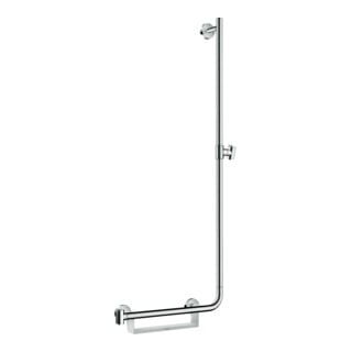 hansgrohe Barre de douche Unica Comfort 1100 mm, blanc/chrome, droite