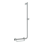 hansgrohe Barre de douche Unica Comfort 1100 mm, blanc/chrome, droite
