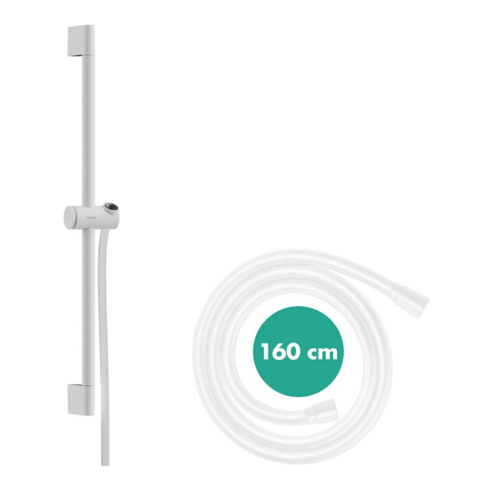 hansgrohe Barre de douche Unica Pulsify S 669 mm, blanc mat