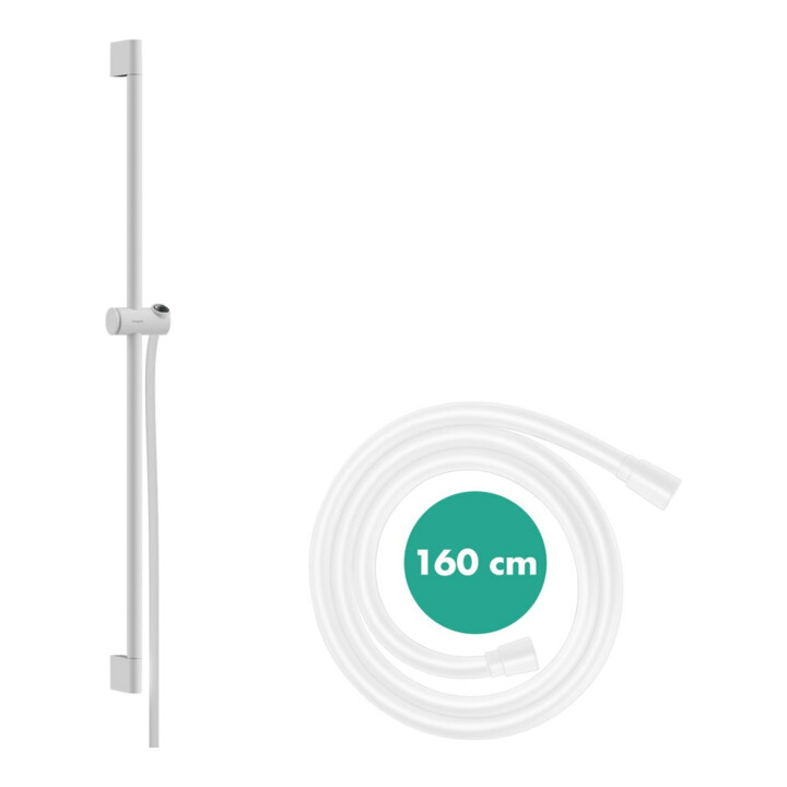hansgrohe Barre de douche Unica Pulsify S 959 mm, blanc mat