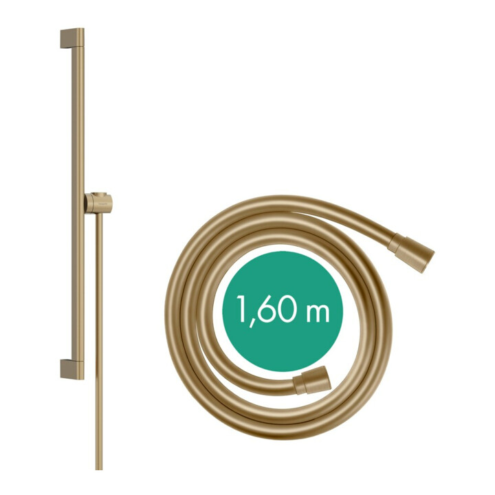 hansgrohe Barre de douche Unica S Puro 663 mm, bronze brossé