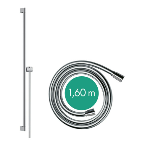 hansgrohe Barre de douche Unica S Puro 950 mm, chrome