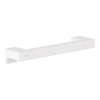hansgrohe Barre de maintien AddStoris L 348 mm, fixation murale, métal, blanc mat