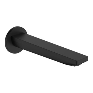 hansgrohe Bec de baignoire Rebris E Saillie 200 mm, noir mat
