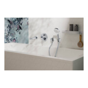 hansgrohe Bec de baignoire Zesis S, saillie 181 mm, montage mural, chrome-3