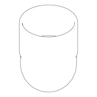 hansgrohe Becher Axor Logo einzeln, Kunststoff