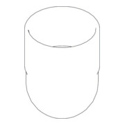 hansgrohe Becher Axor Logo einzeln, Kunststoff
