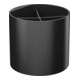 hansgrohe Becher WallStoris d 126 mm, avec séparateur, en plastique, mat noir-1