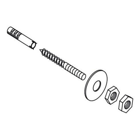 hansgrohe Befestigungssatz Axor Reservepapierhalter