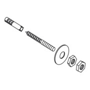 hansgrohe Befestigungssatz Axor Reservepapierhalter