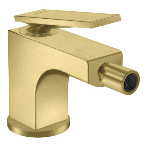 hansgrohe Bidet-Einhebelmischer Axor Citterio A 110mm, m HG, Zugst.Abl.Gar., brush. br