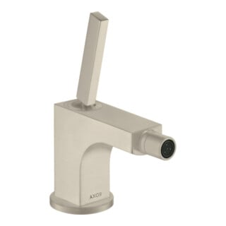 hansgrohe Bidet-Einhebelmischer Axor Citterio A 112mm, m Pin-Griff, ZugstAblGar, b ni.