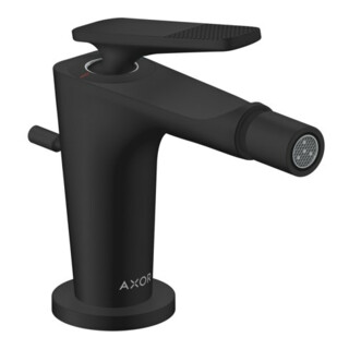 hansgrohe Bidet-Einhebelmischer Axor Citterio C cubic cut, ms, A 113mm, Zugst. Abl.garn