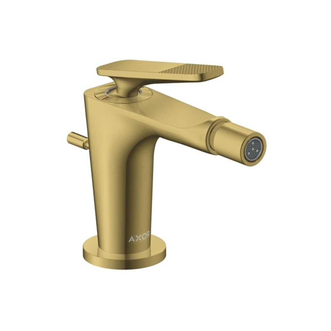 hansgrohe Bidet-Einhebelmischer Axor Citterio C cubic cut, po g op, A 113mm, Zugst. Abl.
