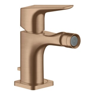 hansgrohe Bidet-Einhebelmischer Axor Citterio E A 114mm, m HG, ZugstAblGar, brush. r gol