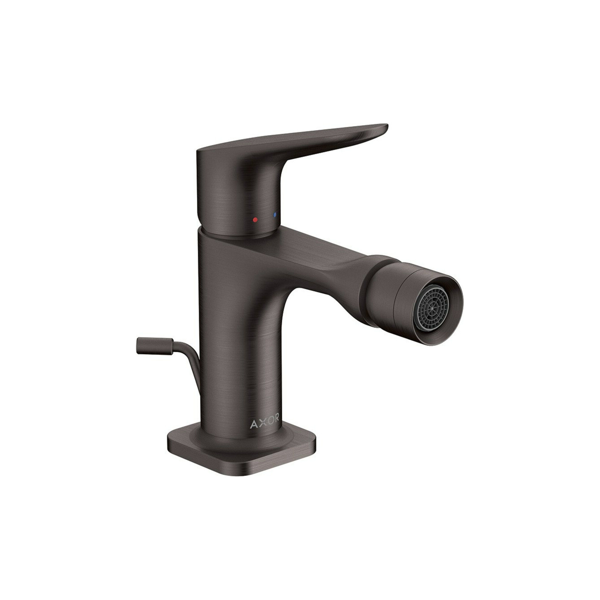 hansgrohe Bidet-Einhebelmischer Axor Citterio M A 116mm, m Zugst.Abl.Gar., brush. bla vc