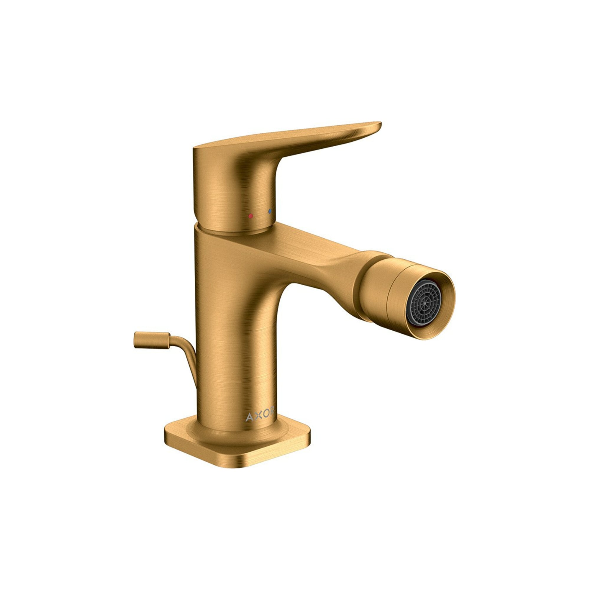 hansgrohe Bidet-Einhebelmischer Axor Citterio M A 116mm, m ZugstAblGar, brush. gol opt