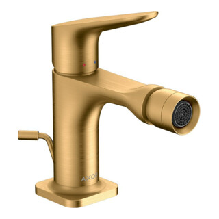 hansgrohe Bidet-Einhebelmischer Axor Citterio M Ausl. 116mm, m Zugst.Abl.Gar., brush. br