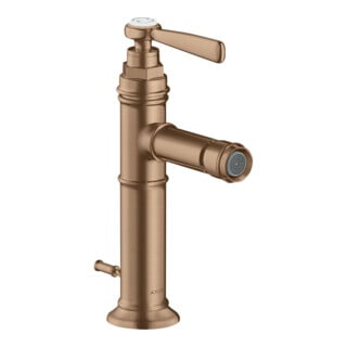 hansgrohe Bidet-Einhebelmischer Axor Montreux A 110mm, m HG, ZugstAblGar, brush. r gol