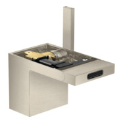 hansgrohe Bidet-Einhebelmischer Axor MyEdition A 121mm, m Pus-Op-Abl, o Pl., brush. ni.