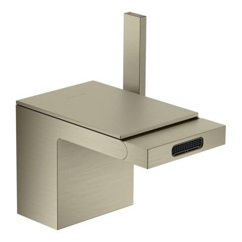 hansgrohe Bidet-Einhebelmischer Axor MyEdition A 121mm, m Pus-Op-Abl, o Pl., brush. ni.
