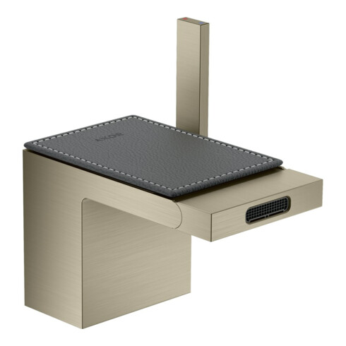hansgrohe Bidet-Einhebelmischer Axor MyEdition A 121mm, m Pus-Op-Abl, o Pl., brush. ni.