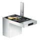hansgrohe Bidet-Einhebelmischer Axor MyEdition A 121mm, m Pus-Op-Abl, o. Pl., chr-1