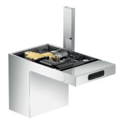 hansgrohe Bidet-Einhebelmischer Axor MyEdition A 121mm, m Pus-Op-Abl, o. Pl., chr