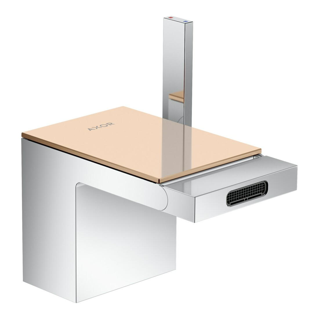 hansgrohe Bidet-Einhebelmischer Axor MyEdition A 121mm, m Pus-Op-Abl, o. Pl., chr