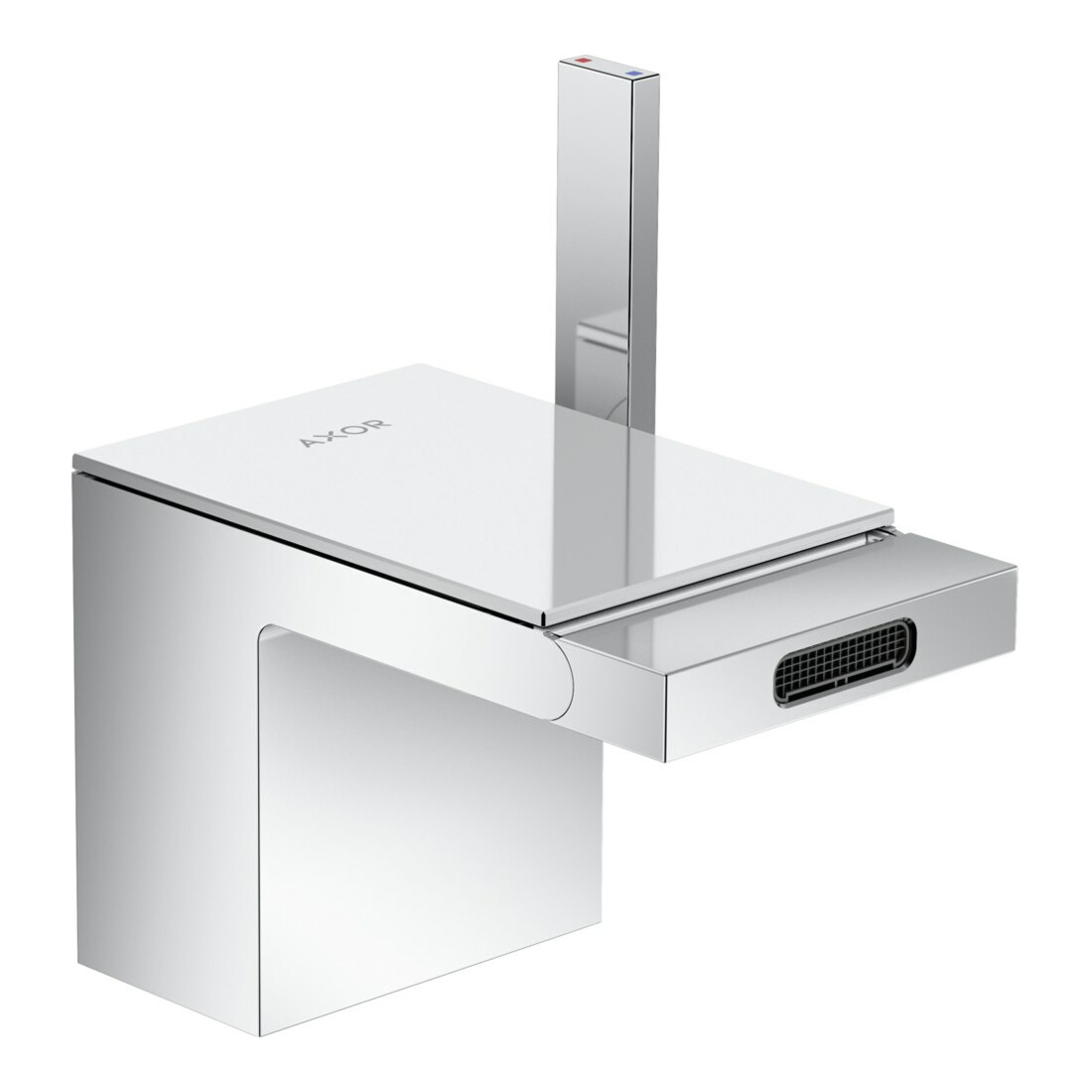 hansgrohe Bidet-Einhebelmischer Axor MyEdition A 121mm, m Pus-Op-Abl, o. Pl., chr