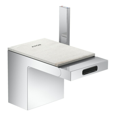 hansgrohe Bidet-Einhebelmischer Axor MyEdition A 121mm, m Pus-Op-Abl, o. Pl., chr