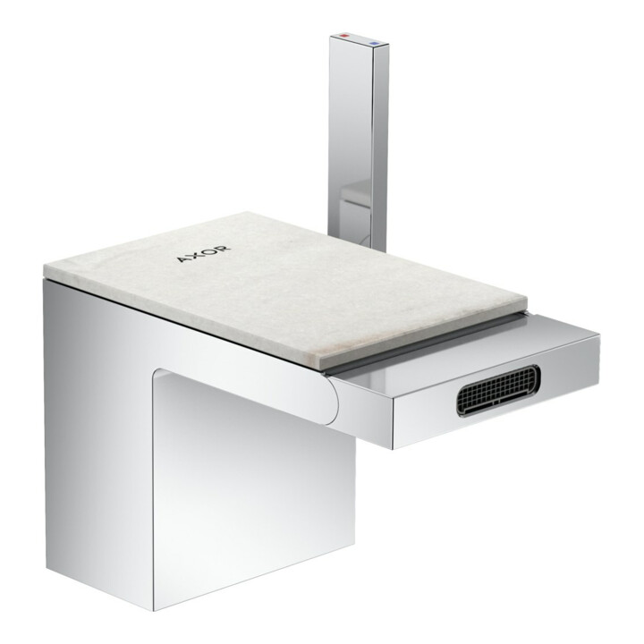 hansgrohe Bidet-Einhebelmischer Axor MyEdition A 121mm, m Pus-Op-Abl, o. Pl., chr