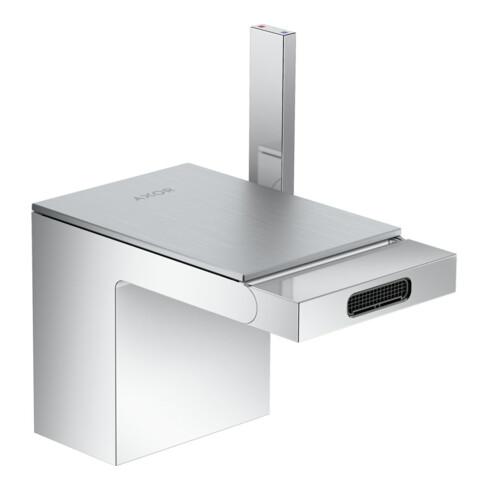 hansgrohe Bidet-Einhebelmischer Axor MyEdition A 121mm, m Pus-Op-Abl, o. Pl., chr