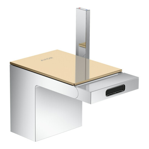 hansgrohe Bidet-Einhebelmischer Axor MyEdition A 121mm, m Pus-Op-Abl, o. Pl., chr