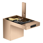 hansgrohe Bidet-Einhebelmischer Axor MyEdition A 121mm, m Pus-Op-Abl, o Pl., pol. r gol